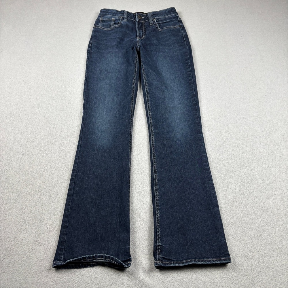 Silver Jeans Co The Curvy High Bootcut Dark Wash Denim Jeans Womens 6x31 Western